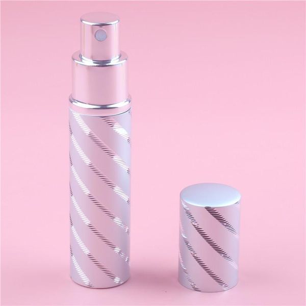 

storage bottles & jars 12ml travel mini refillable portable empty atomizer perfume bottle aluminum pump cosmetic containers lx1354