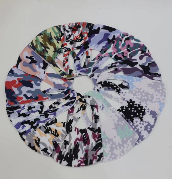 

same the summer washable ice silk camouflage breathable sunscreen and dustproof rpirator filter children's cloth mask