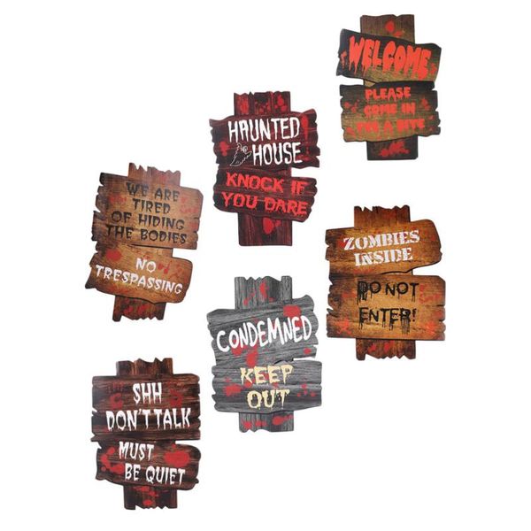 

greeting cards 6pcs yard signs decorations guideboards party supplies