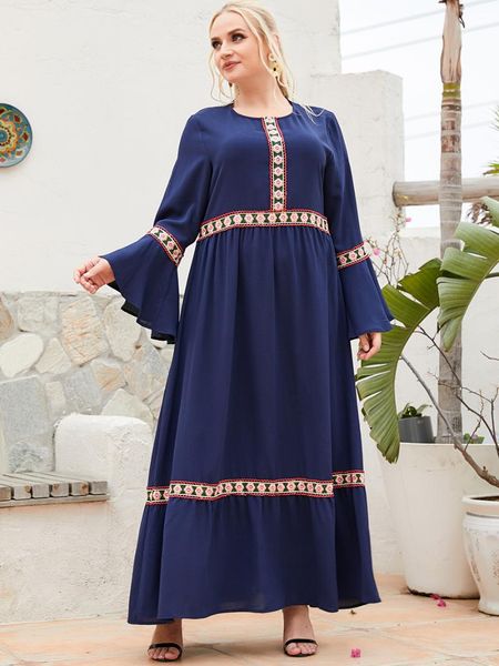 

ethnic clothing turkey muslim dress women abaya ramadan moroccan kaftan islamic hijab djellaba dubai jilbab eid party vestidos abayas, Red