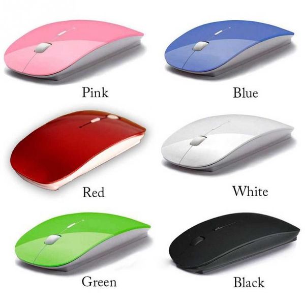 

mice beesclover ultra thin 2.4g optical wireless mouse usb receiver air for lapnotebook computer r20