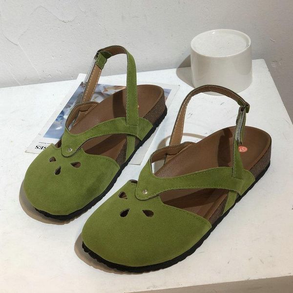 

sandals 2021 ladies shoes summer large size suit female beige women's heels low big outside black comfort fashion girls