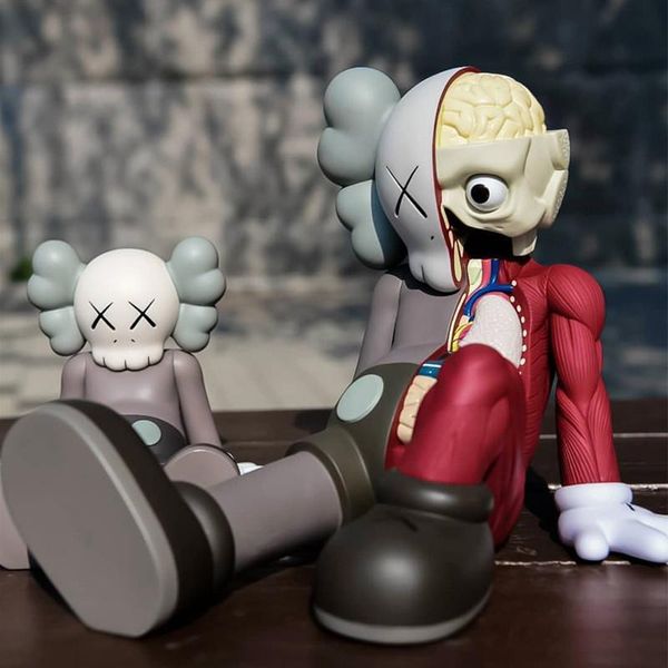 

gift action 0.9kg originalfake 13inch dissected companion sitting figure position kaws box with original model decorations oclrh