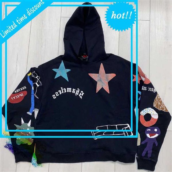 

hoodies men women 1 hoodie hooded 2colors, Black