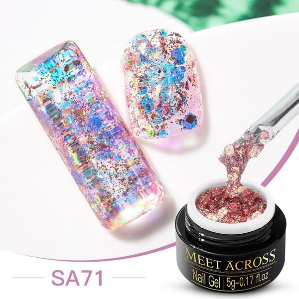 

nail gel glitter uv polish super shining platinum paint varnish semi permanent hybrid art led, Red;pink