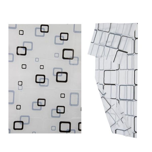 

new modern bathroom shower curtains extra long with hooks 180 x 200 cm