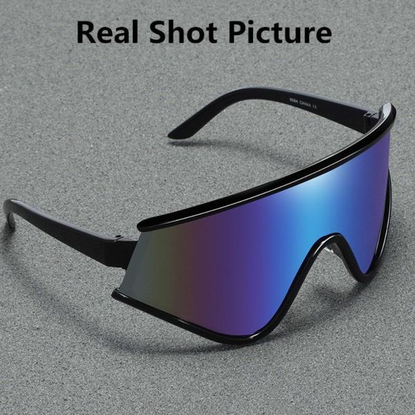 

outdoor eyewear 2021 pc colorful glasses uv400 sunglasses rider glass sports windproof gradient bicycle