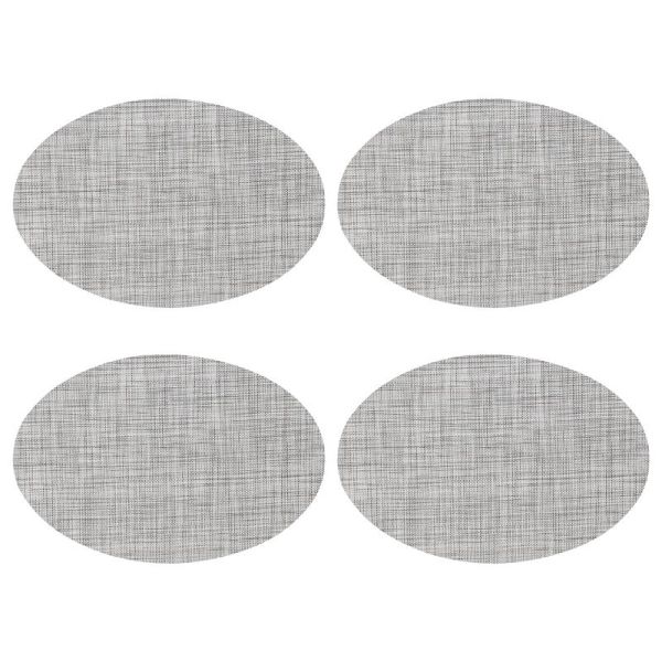 

mats & pads 4pcs anti-slip table mat stain-resistant insulated washable fork desk