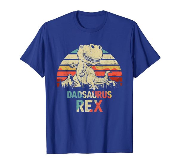

dadsaurus rex t-shirt dinosaur father's day, White;black