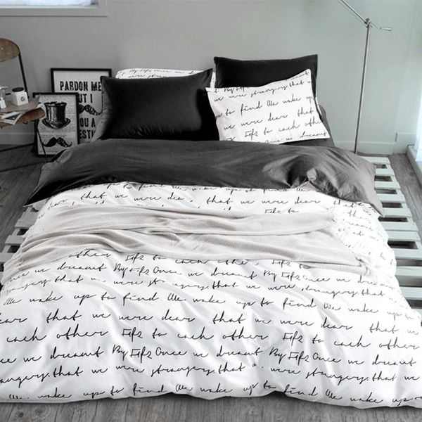 

bedding sets home textile set king  single double duvet cover pillow case 2-3pcs linens quilt