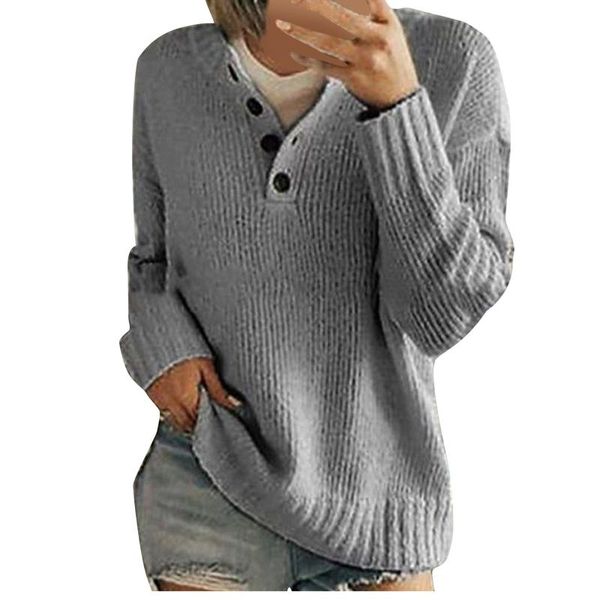 

#45 knitted chunky oversized sweater women loose solid thick o-neck pullover jumpers stylish for female autumn winter, White;black