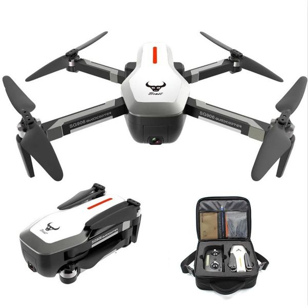 

rctown sg906 gps drone with 5g wifi fpv 4k 3-axis gimbal 16mp dual camera profesional brushless rc quadcopter dron hel