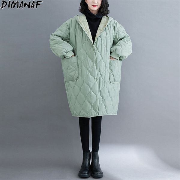 

plus size coats women wadded jacket plaid oversize cardigan parka long cotton-padded female loose down 210531, Black;brown