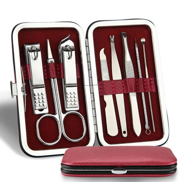 

nail art kits 8pcs manicure tools set nails clipper scissors casual kit