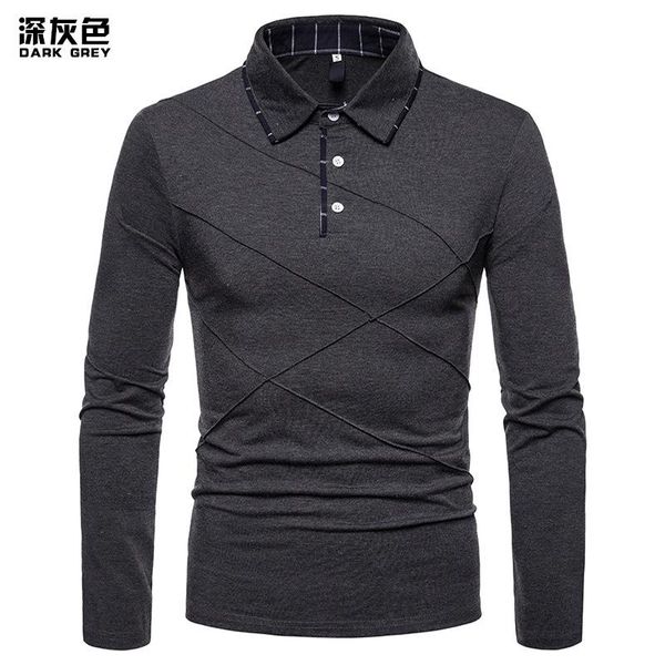 

men's casual shirts shirt autumn and winter fashion european size stitching bottoming lapel p049, White;black
