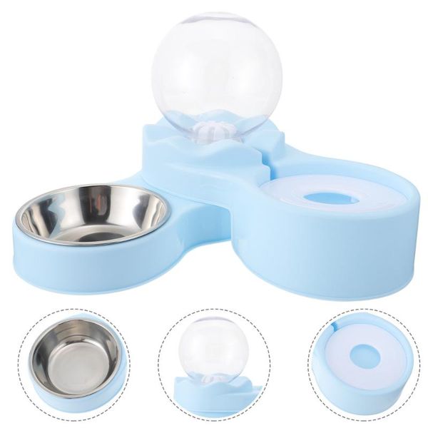 

garden decorations 1pc cat feeding device pet automatic water dispenser bowl snack