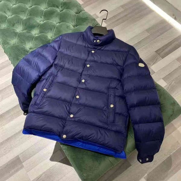 

2021 winter men's down et lightweight button dign high-end quality, Black