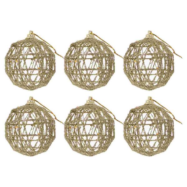 

party decoration 6pcs crafted pendants christmas balls decorative exquisite decors