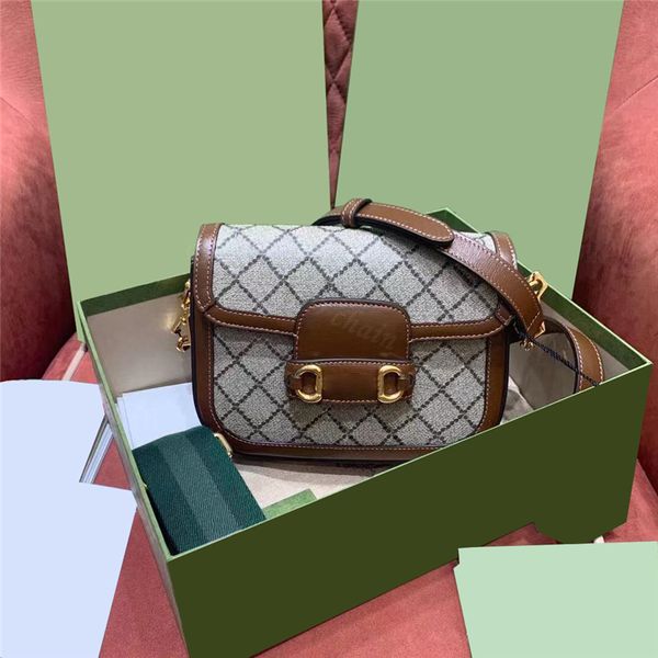 

handbag designers bags saddle shoulder bag 1955 horsebit cross body purse wallet tote weave straps double letters dot geometric patchwork lu