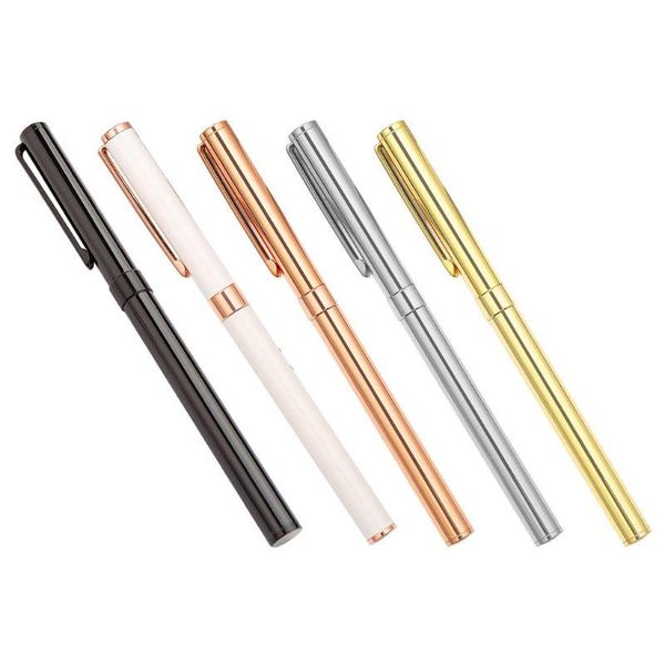 

0.5mm luxury ballpoint pen business signature rollerball office supplies stationery, Blue;orange