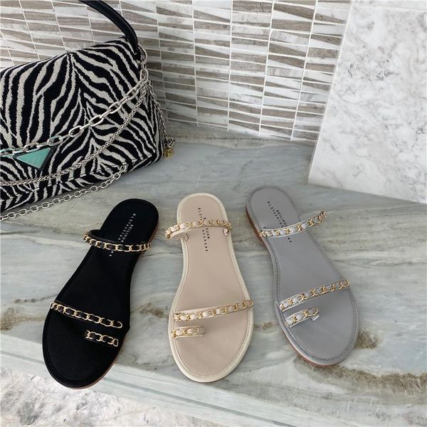 

slippers shallow flat shoes female ladies' fabric rubber slides pu, Black