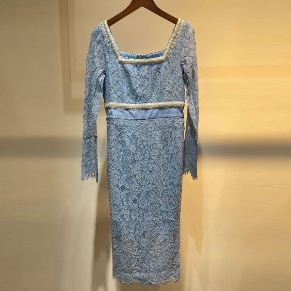 

casual dresses sq10699 fashion women 2021 spring dress luxury european design party style, Black;gray