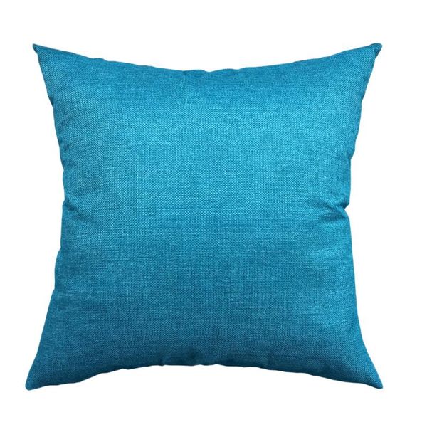 

pillow case solid color soft square pillowcase home decoration for sofa couch bed