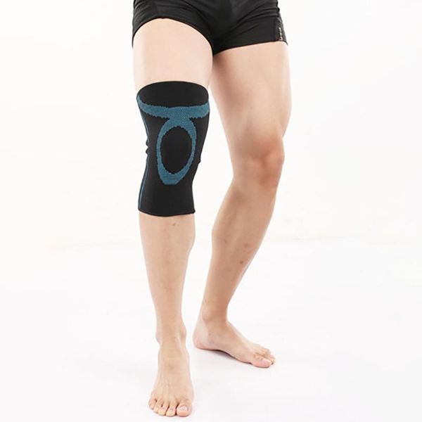 

elbow & knee pads elastic sports leg support wrap compression safety pad hiking cycling running fitness, Black;gray