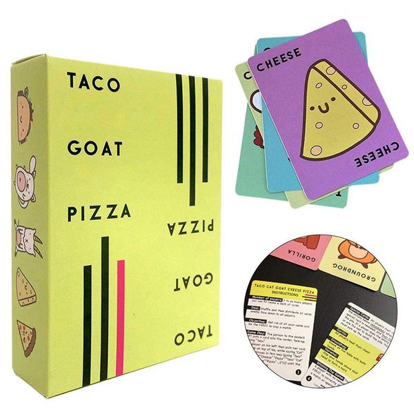 

wall chart & cognition card pizza with taco cat and goat cheese