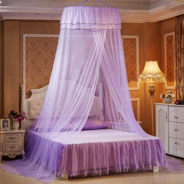 

mosquito net 49princess hanging round lace canopy bed netting comfy student dome for crib twin full queen bed45