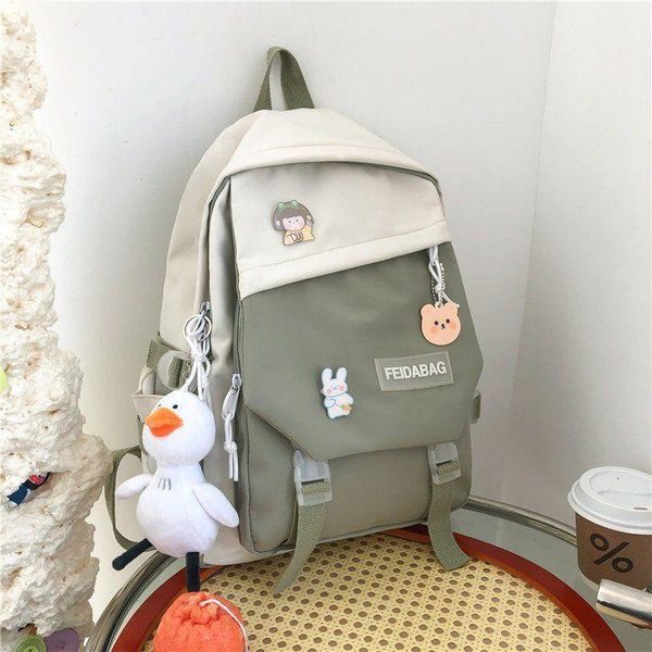 

backpack small fresh schoolbag female ins korean high school junior fashion versatile large capacity