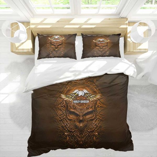 

bedding sets eagle logo 3d printed 3pcs set duvet cover home textiles