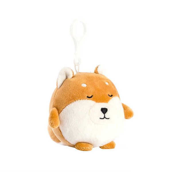 

2021 new shiba inu plush toy doll egg pendant keychain dog bag stuffed s ornaments children s