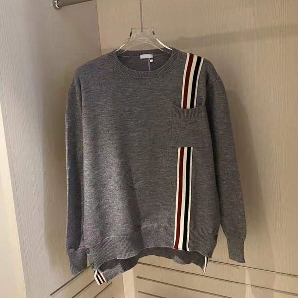 

high version 2021 autumn new fashion simple and fresh korean ribbon loose leisure comfortable couple sweater, White;black