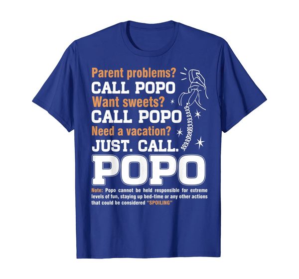 

Funny Popo - Parent Problem Call Popo Tshirt, Mainly pictures