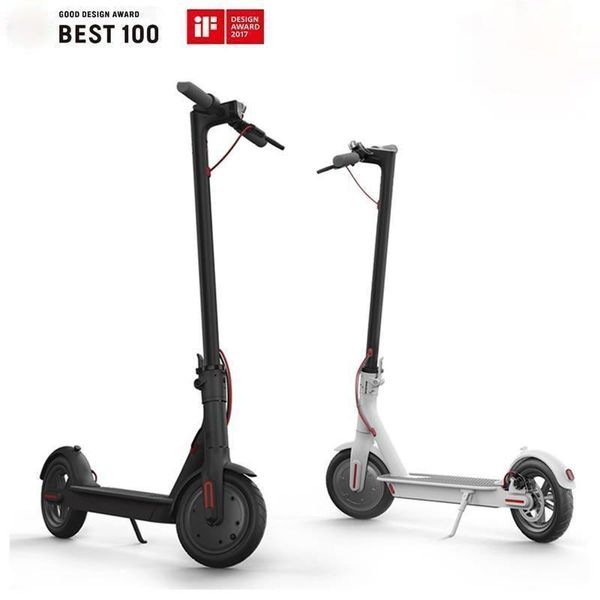 

no tax eu/us stock folding electric scooter with 8.5inch bicycle scooter 3-5 days delivery in stock 7.8ah 250w commute lwt