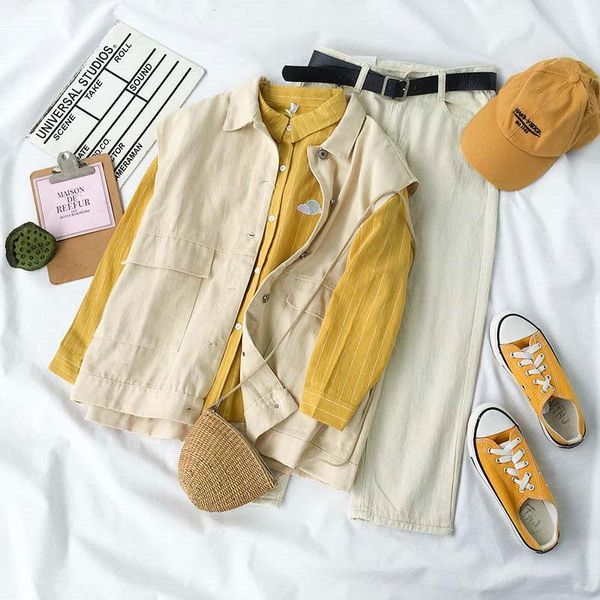 

women's suits & blazers casual shirt 2021 colorful patchwork striped fashion lapel long sleeve brand shirts streetwear button camisas, White;black