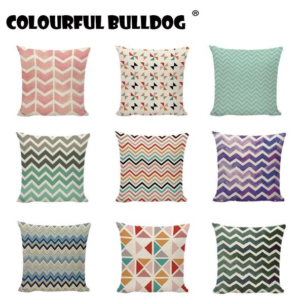 

cushion/decorative pillow dropship geometric ethnic wind arrow ripple pattern home renovation office living room sofa el restaurant throw co