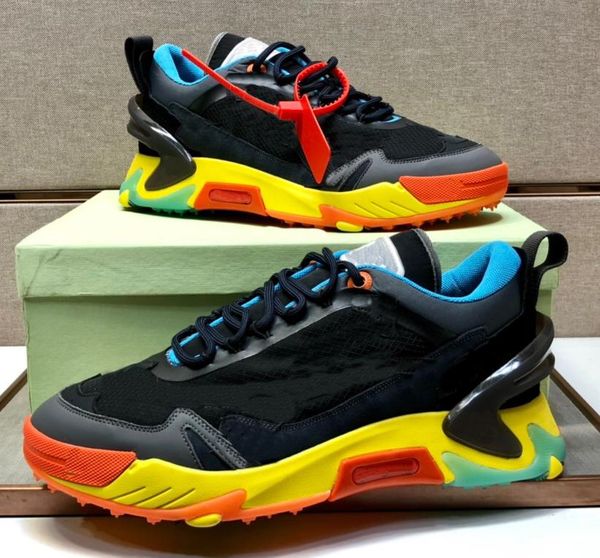 

running shoes odsy-1000 2000 20ss 21ss off sport walking white designer for men genuine leather sneakers, Black