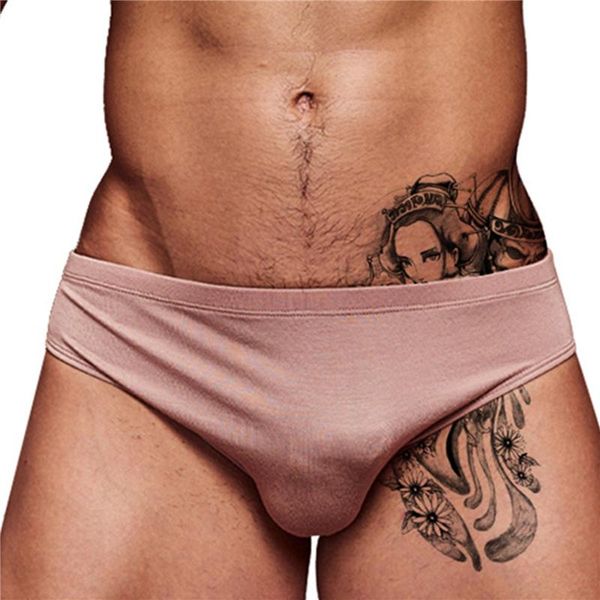 

4 color fashion men underwear men briefs thin section breathable modal soft cool low waist underpants quick dry briefs, Black;white