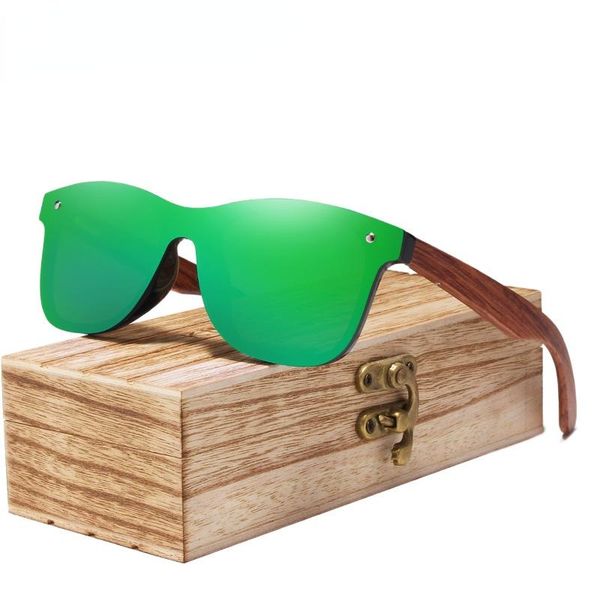 

sunglasses 2021 wood rimless polarized men's square frame sun glasses women male masculino, White;black