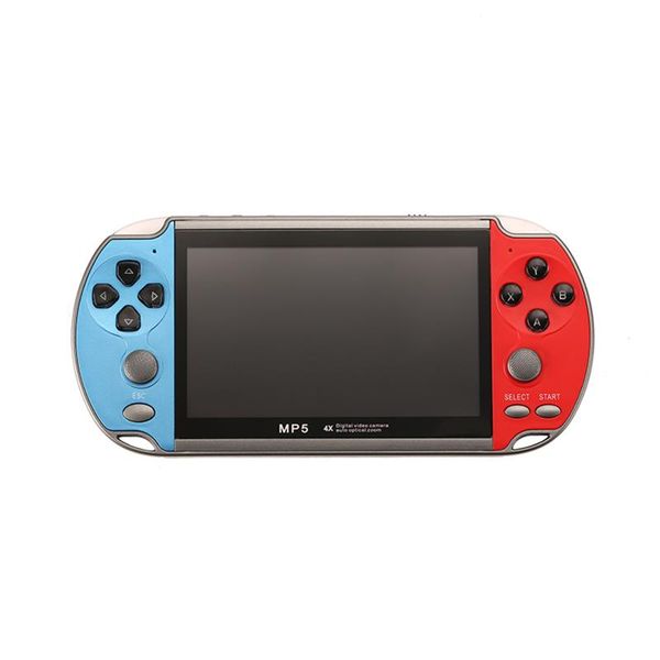 

portable game players x7 4.3 inch handheld double rocker 8gb memory built in 1000 games mp5 controller tv output