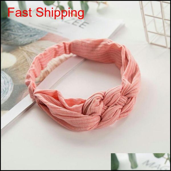 

headband broadside cross knotted in the middle make-up face wa qylkzs bdenet, Black;brown