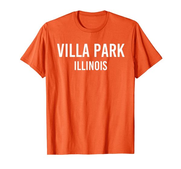 

villa park illinois il usa patriotic vintage sports t-shirt, White;black