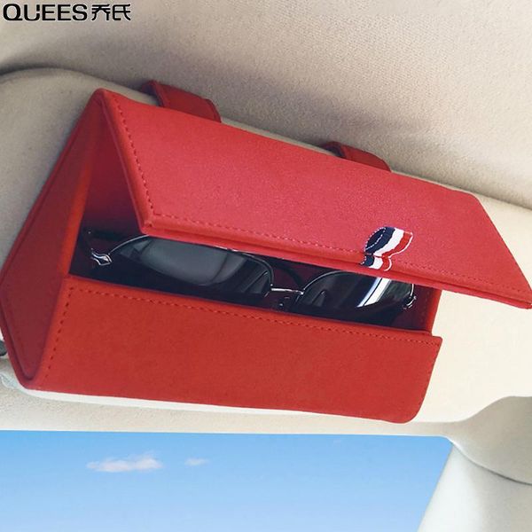 

car organizer quees glasses case multifunctional sunglasses storage box magnetic frame interior products