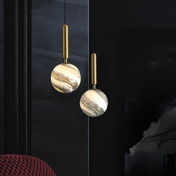 

pendant lamps luxury small chandelier nordic bedroom bedside living room lamp creative bar table dining hanglampen indoor lighting eb50dd