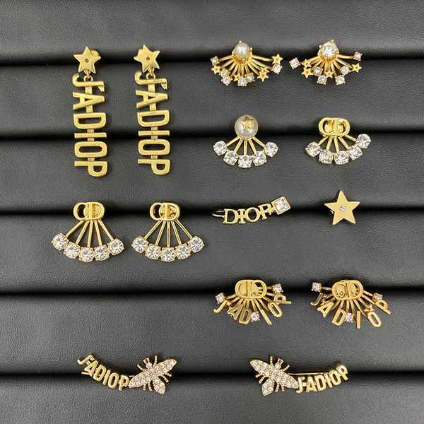 

luxury jewelry earrings for women's exquisite and high-grade sense, Golden