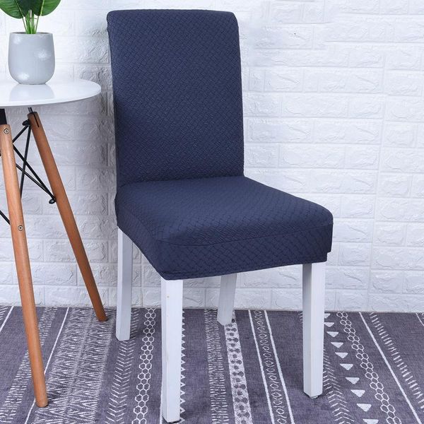 

chair covers simple nordic jacquard knitting cover solid printing flexible elastic anti-dirty wedding banquet party home decoration