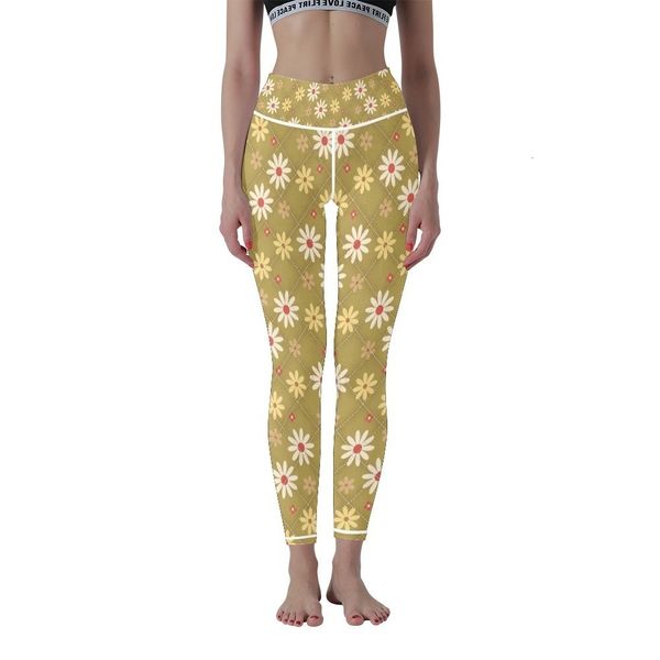 

2021wt30040 large comfortable running yoga capris women's flower pattern 3d printing shopify, Gray