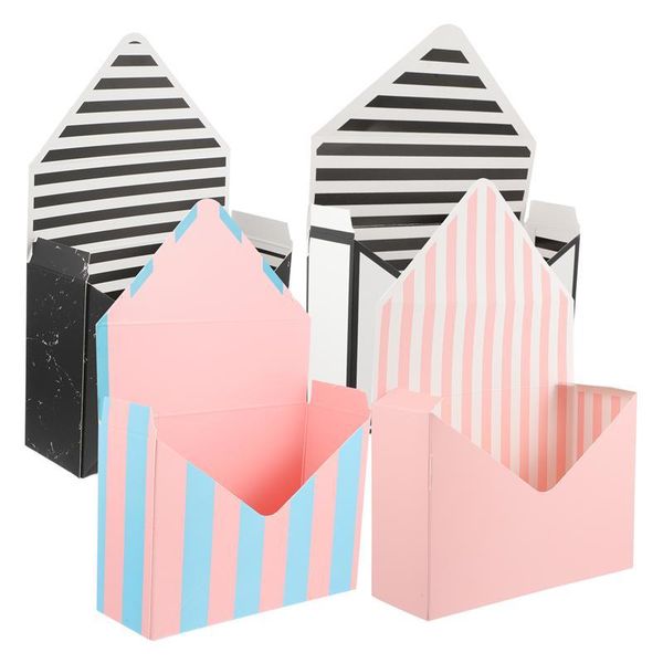 

gift wrap 4pcs folding hand holding flower box bouquet envelop boxes wrapping florist packaging exquisite